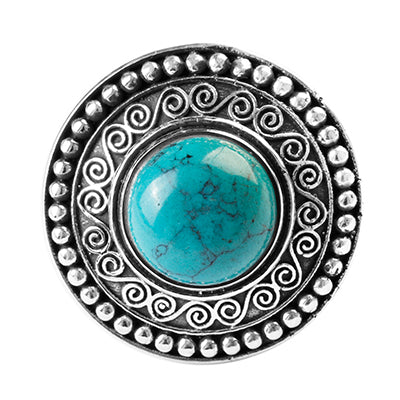 Anel de Prata com Turquesa