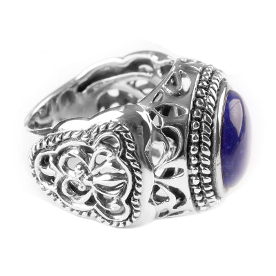 Anel de Prata com Lápis Lázuli
