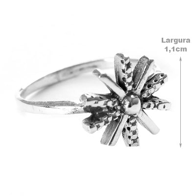 Anel de Prata Trabalhado.