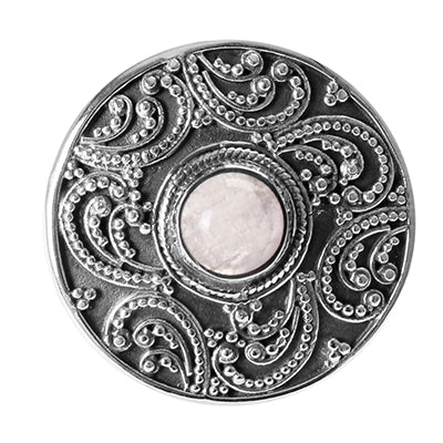 Anel de Prata com Pedra da Lua.