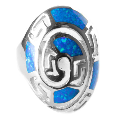 Anel de Prata com Opala