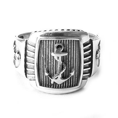 Anel de Prata Âncora