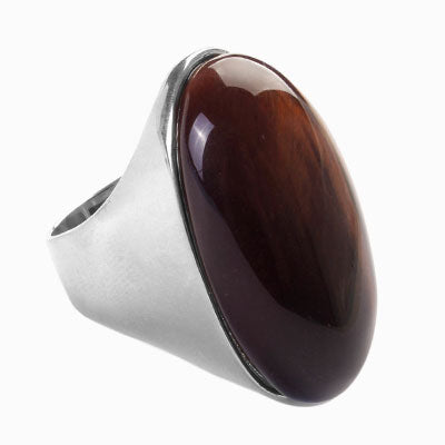 Anel de Prata com Ágata