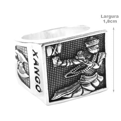 Anel de Prata Xangô