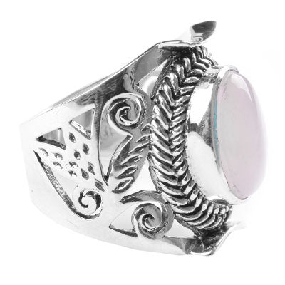 Anel de Prata com Pedra da Lua