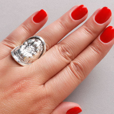 Anel de Prata Trabalhado