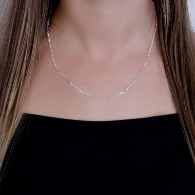 Corrente de Prata com Elos