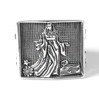 Anel de Prata Iemanjá