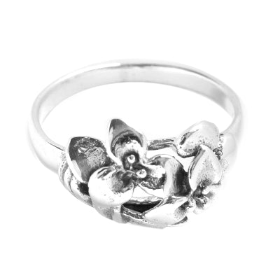 Anel de Prata Flor