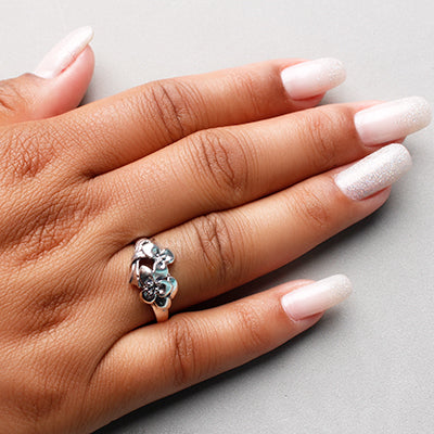 Anel de Prata Flor
