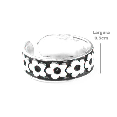 Anel de Prata Dedo do Pé/Falange.