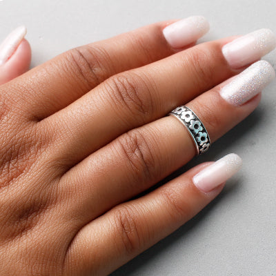 Anel de Prata Dedo do Pé/Falange.