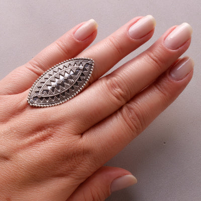 Anel de Prata Trabalhado