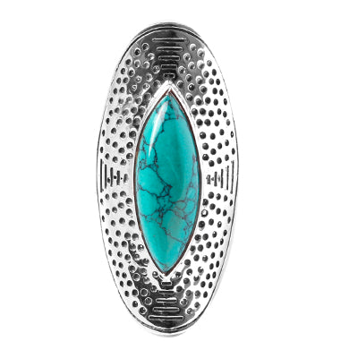 Anel de Prata com Turquesa