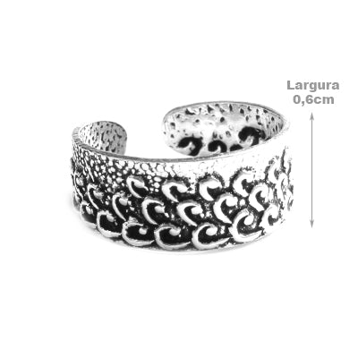 Anel de Prata Dedo do Pé/Falange