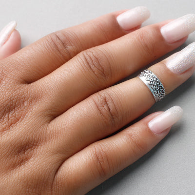 Anel de Prata Dedo do Pé/Falange