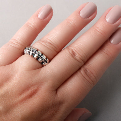 Anel de Prata Caveira