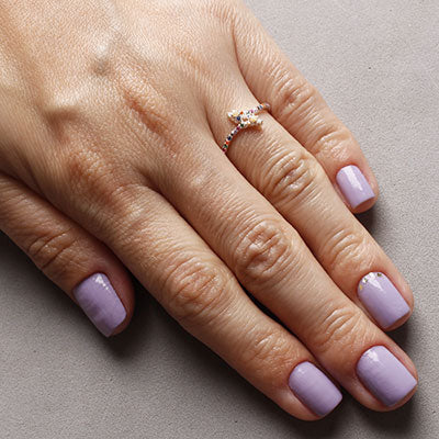 Anel de Prata com Zircônia.