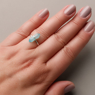 Anel de Prata com Ágata