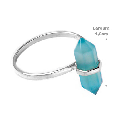 Anel de Prata com Ágata