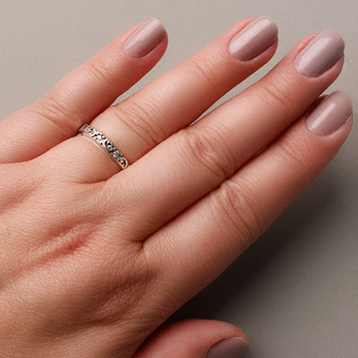 Anel de Prata com Zircônia