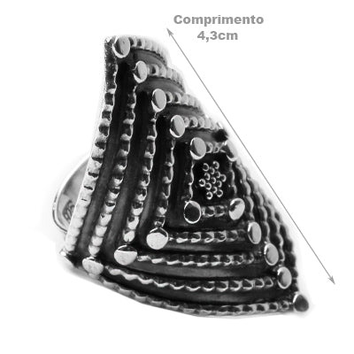 Anel de Prata Trabalhado