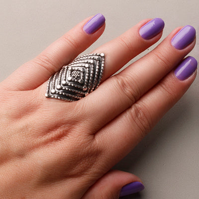 Anel de Prata Trabalhado