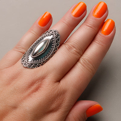 Anel de Prata Trabalhado