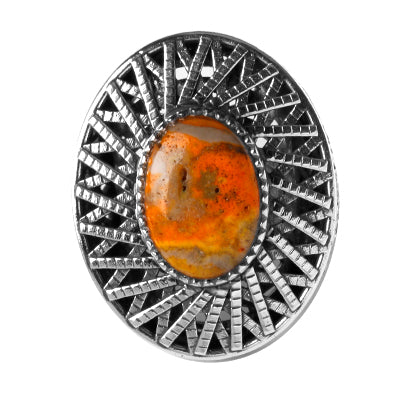 Anel de Prata com Ágata