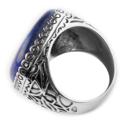 Anel de Prata com Lápis Lázuli