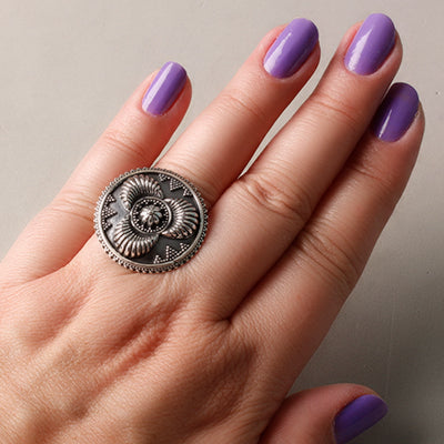 Anel de Prata Trabalhado