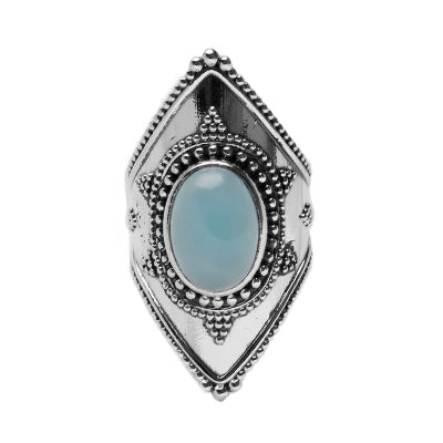 Anel de Prata com Ágata.