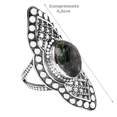 Anel de Prata com Seraphinite