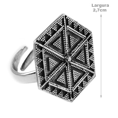 Anel de Prata Trabalhado - 50768