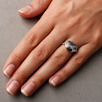 Anel de Prata Concha.