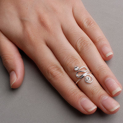 Anel de Prata Dedo de Pé/Falange