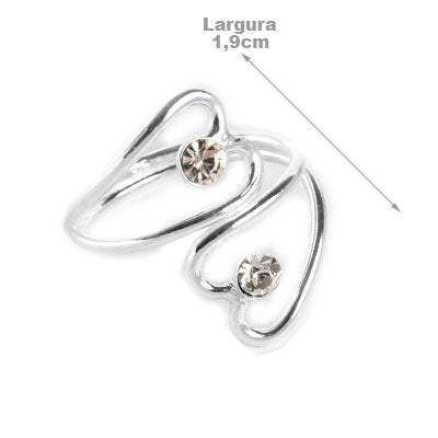 Anel De Prata Dedo De Pé/Falange