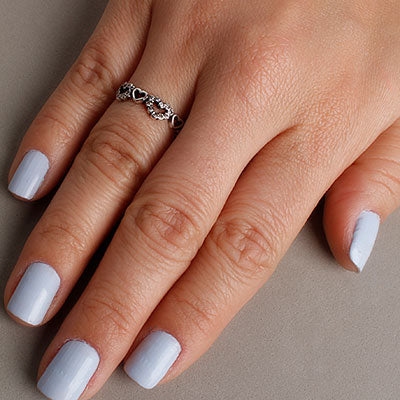 Anel de Prata Coração.