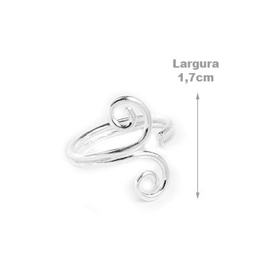 Anel de Prata Dedo de Pé/Falange