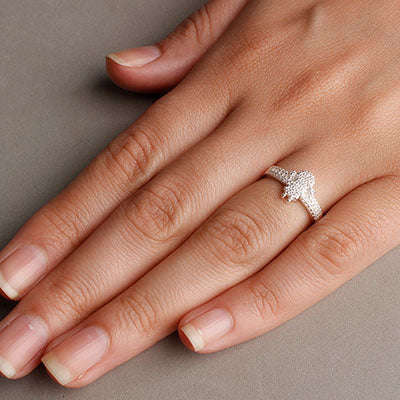 Anel de Prata Menina