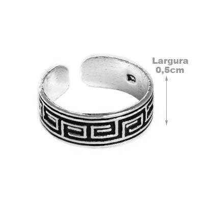 Anel de Prata Dedo do Pé/Falange