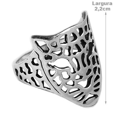Anel de Prata Onça