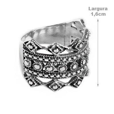 Anel de Prata Trabalhado
