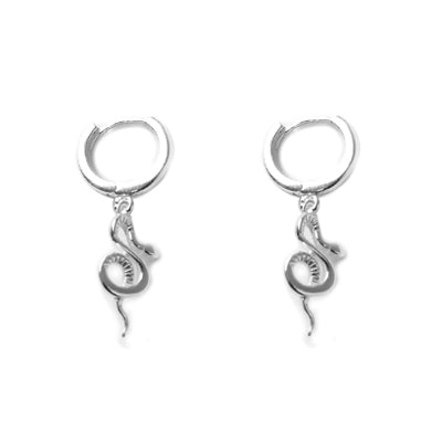 Argola de Prata com Cobra