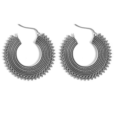 Argola de Prata Trabalhada