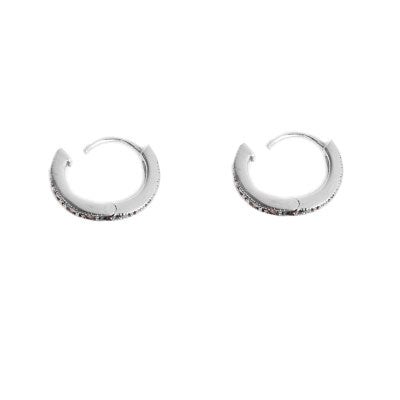 Argola de Prata com Marcassitas