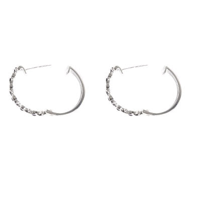 Argola de prata com Ônix