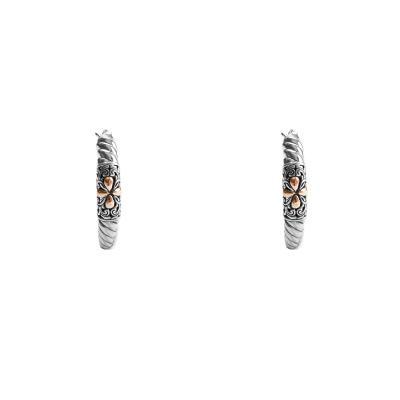 Argola de Prata Trabalhada