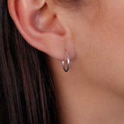 Argola de Prata Lisa - 46605 - soprata