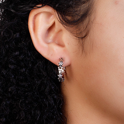 Argola de Prata Estrela